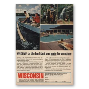 1965 Wisconsin Print Ad | Land Made