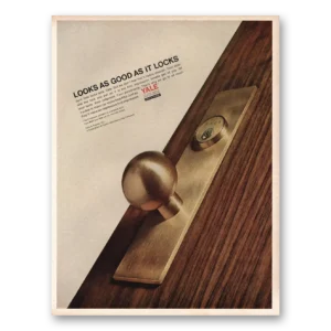 1965 Yale & Towne Print Ad | Lock Looks