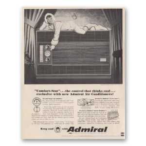 1966 Admiral Air Conditioner Print Ad | Comfort Stat