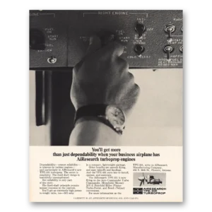 1966 Garrett AiResearch Print Ad | Turboprop Engines
