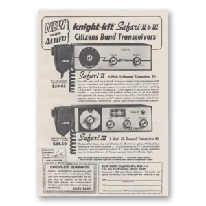 1966 Allied CB Radio Print Ad | Transceivers