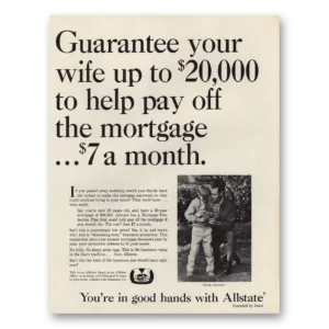 1966 Allstate Insurance Print Ad | Guarantee