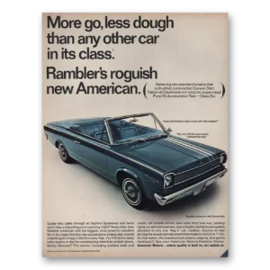 1966 AMC Rambler Print Ad | Roguish