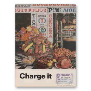 1966 American Express Print Ad | Charge It