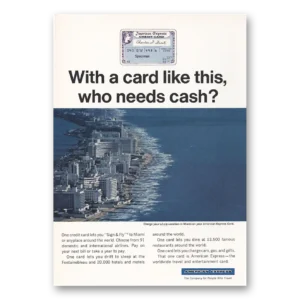 1966 American Express Print Ad | Miami