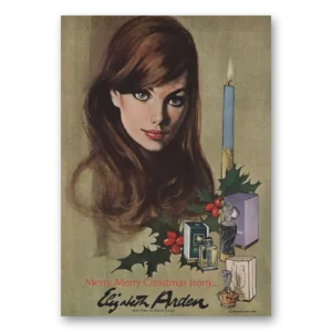 1966 Elizabeth Arden Print Ad | Merry Christmas