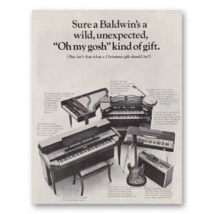 1966 Baldwin Piano Print Ad | O My Gosh