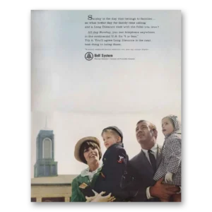1966 Bell Telephone Print Ad | Sunday Families