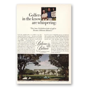 1966 Belleview Biltmore Print Ad | Golfers In The Know