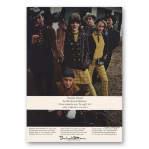 1966 Bernhard Altmann Print Ad | Bookie Plaids