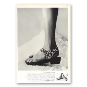 1966 Bernardo Print Ad | The Winter Sandal