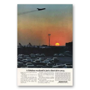 1966 Boeing Print Ad | Fabulous Weekend