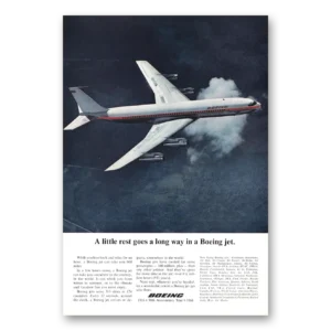 1966 Boeing Jetliners Print Ad | Little Rest