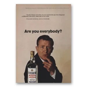 1966 House of Lords Print Ad | Everybody