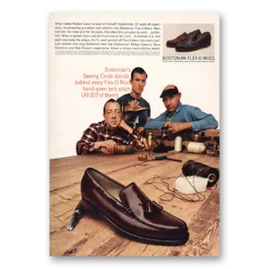 1966 Bostonian Shoes Print Ad | Sewing Circle
