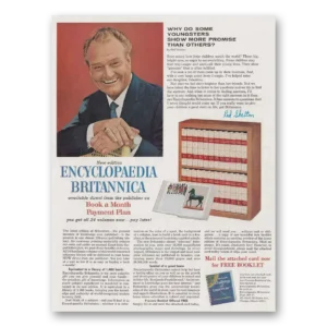 1966 Encyclopaedia Britannica Print Ad | Red Skelton