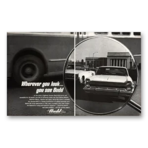 1966 Budd Print Ad | See Budd