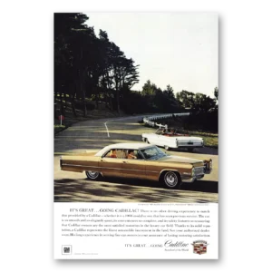 1966 Cadillac Print Ad | Hardtop Sedan