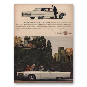 1965 Cadillac Print Ad | Opera