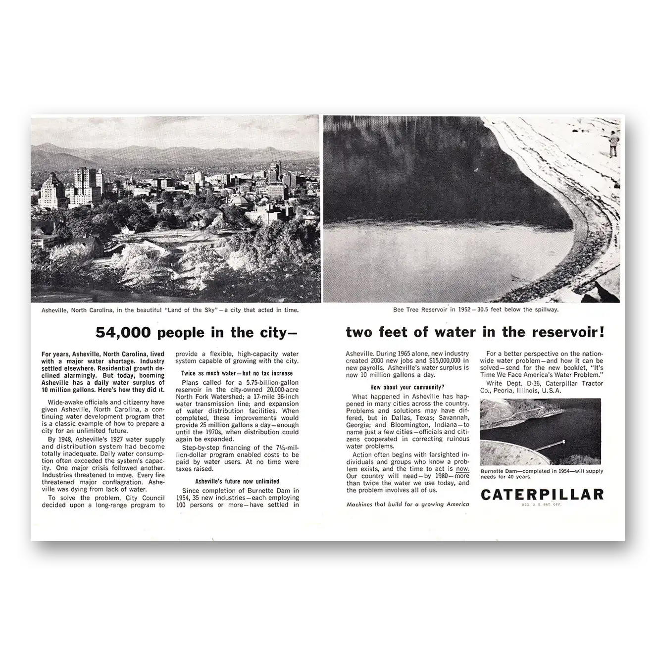 1966 Caterpillar Print Ad | Reservoir