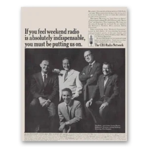 1966 CBS Radio Print Ad | Drees Moore