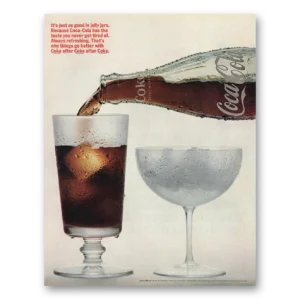1966 Coca Cola Print Ad | Jelly Jars