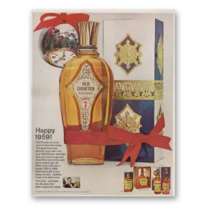 1966 Old Charter Whiskey Print Ad | Seven Years