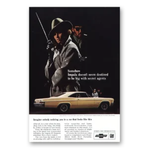 1966 Chevrolet Impala Print Ad | Big With Secret Agents