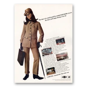 1966 Chevrolet Corvair Print Ad | Stand Up