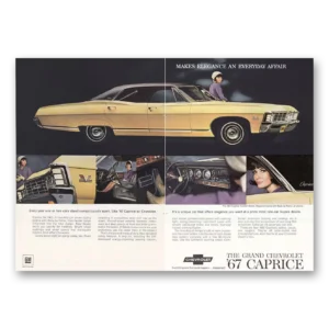 1967 Chevrolet Caprice Print Ad | Everyday Affair
