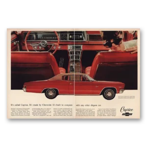 1966 Chevrolet Caprice Print Ad | Elegant Car