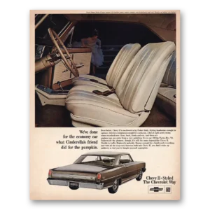 1966 Chevrolet Chevy II Print Ad | Cinderellas Friend