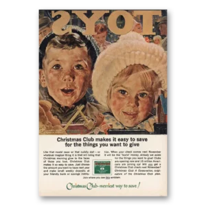 1966 Christmas Club Print Ad | Makes It Easy