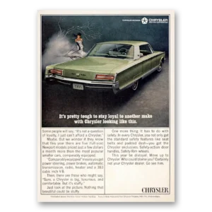 1966 Chrysler New Yorker Print Ad | Pretty Tough