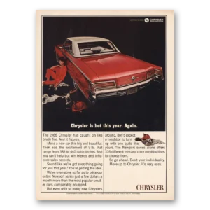 1965 Chrysler Newport Print Ad | Hot