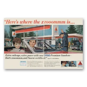 1966 Citgo Gasolene Print Ad | Ed Mcmahon
