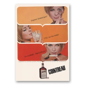 1966 Cointreau Liqueur Print Ad | Fantastique