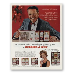 1966 Currier & Ives Print Ad | Lawrence Welk