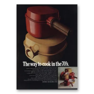1966 Dansk Print Ad | The Way To Cook In 70s