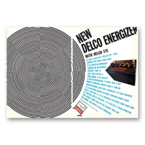 1966 Delco Batteries Print Ad | Energizer Battery