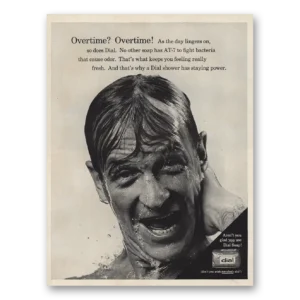 1966 Dial Soap Print Ad | Overtime