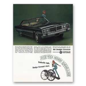 1966 Dodge Coronet Print Ad | Dullsville Falls