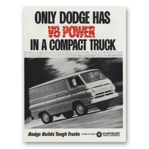 1965 Dodge Trucks Print Ad | V8 Power