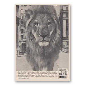 1966 Dreyfus Print Ad | Fund  Investment