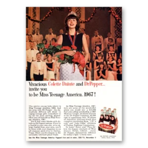 1966 Dr Pepper Print Ad | Colette Daiute