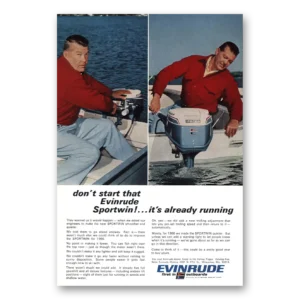 1966 Evinrude Print Ad | Sportwin