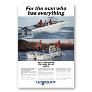 1966 Evinrude Print Ad | For Man Who Has Everything