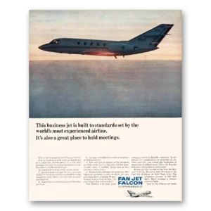 1966 Pan Am Print Ad | Fan Jet