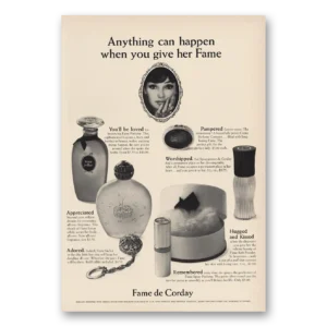 1966 Parfums Corday Print Ad | Anything Can  Happen