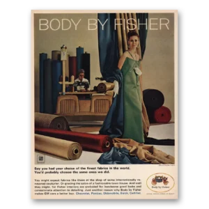 1966 Body by Fisher Print Ad | Body By Fisher